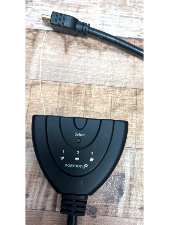 Fosmon 3-Port HDMI Switch Splitter With LED Indicator - Picture 1 of 2